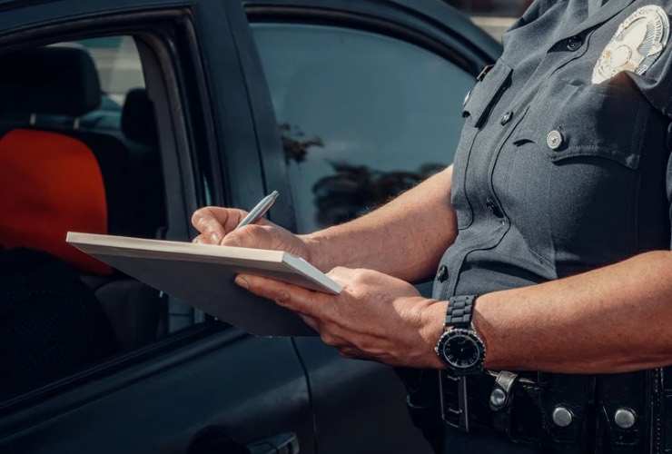 Multa ad un automobilista