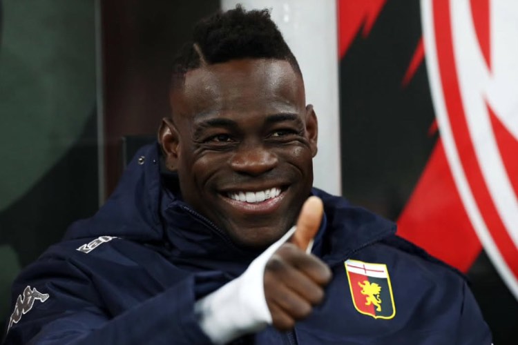 Il calciatore Mario Balotelli