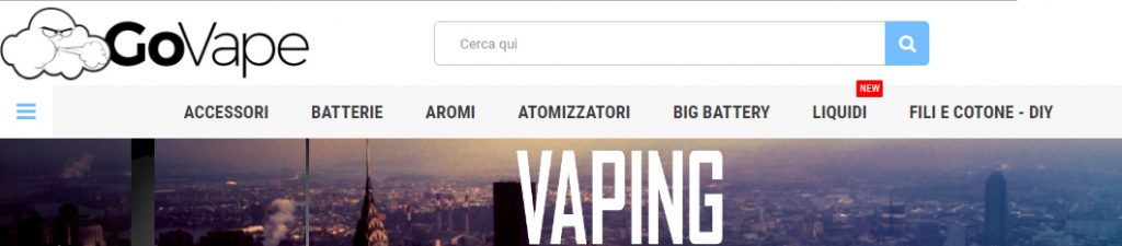Govape: e-commerce nato sul “Vape is life”