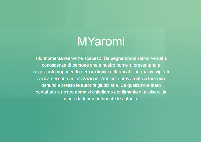 Inchiesta MyAromi.it. L’epilogo